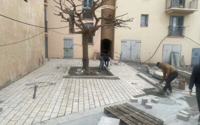 Réfection de la voirie à Bonifacio